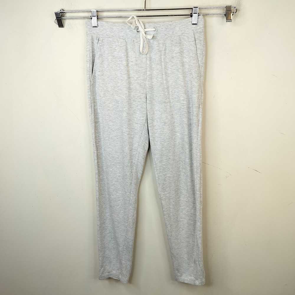 Lou & Grey for LOFT Joggers Small Drawstring Lounge Casual Heather Gray